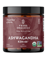 Tribe Organics KSM-66 Ashwagandha Herbal Supplement - Front view