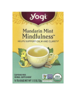 Yogi Tea Mandarin Mint Mindfulness Caffeine Free - Front view