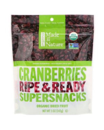 Made in Nature Organic Dried Cranberries, 5 oz. 