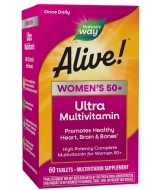 Nature's Way Alive Once Daily Women's 50+ Ultra Potency Multivitamin, 60 Tablets