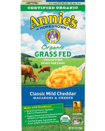 Annie's Organic Grass Fed Classic Mild Cheddar Macaroni & Cheese, 6 oz.