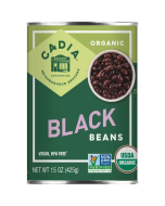 Cadia Organic Black Beans, 15 oz.