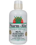 Pharm-Aloe Whole Leaf Organic Aloe Vera Juice, 32 fl.oz.