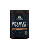 Ancient Nutrition Bone Broth Protein, Chocolate Flavor, 17.8 oz.