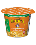 Annie's Real Aged Cheddar Microwavable Mac & Cheese Cup, 2.01 oz.