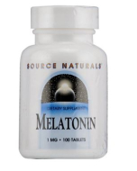 Source Naturals Melatonin 1 mg, 100 Tablets