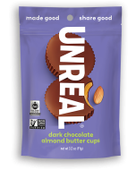 Unreal Dark Chocolate Almond Butter Cups, 3.2 oz.