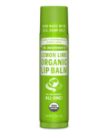 Dr. Bronner's Organic Lip Balm, Lemon Lime