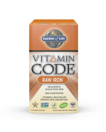 Garden of Life Vitamin Code RAW Iron, 30 Capsules