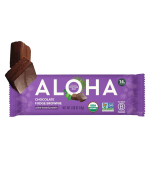 Aloha Chocolate Fudge Brownie Protein Bar - Front view