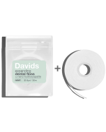 Davids Expanding Dental Floss with Refill - Front view