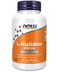 NOW Foods L-Histidine 600 mg - 60 Veg Capsules