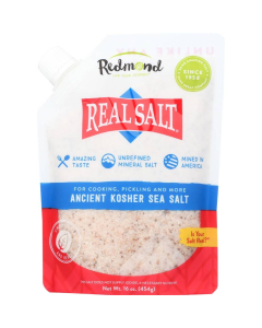 Redmond Kosher Real Salt Refill Pouch, 16 oz.