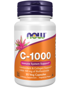 NOW Foods Vitamin C-1000 - 30 Veg Capsules