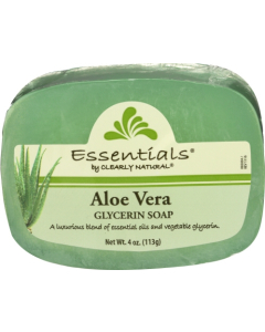 Clearly Natural Aloe Vera Glycerite Bar Soap, 4 oz.