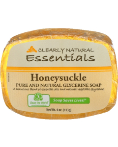 Clearly Natural Honeysuckle Glycerite Bar Soap, 4 oz.