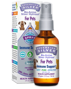 Sovereign Silver Bio-Active Silver Hydrosol Pet Spray 10ppm, 2 oz.