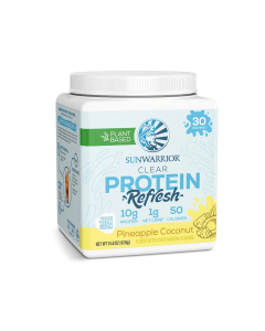 Sunwarrior Clear Protein Refresh Pineapple Coconut - Front view