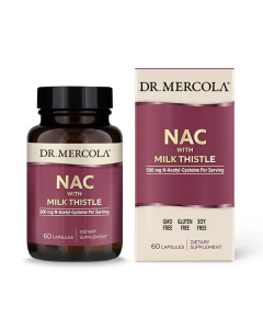 Dr. Mercola NAC with Milk Thistle, 60 Capsules