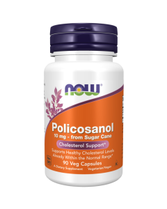 NOW Foods Policosanol 10 mg - 90 Veg Capsules