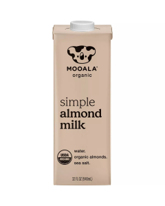 Mooala Organic Simple Almond Milk - Front view