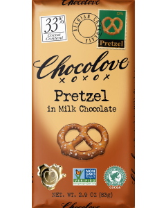 Chocolove Pretzel in Milk Chocolate