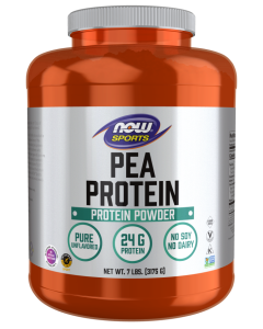 NOW Foods Pea Protein, Pure Unflavored Powder - 7 lbs.