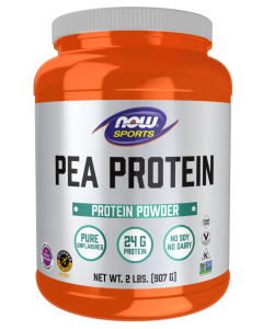 NOW Foods Pea Protein, Pure Unflavored Powder - 2 lbs.