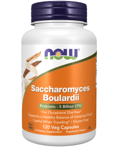 NOW Foods Saccharomyces Boulardii - 120 Veg Capsules