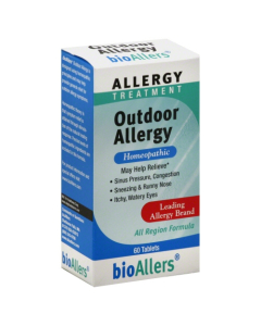 Bio Allers Homeopathic Outdoor Allergy And Sinus Treatment, 60 Tablets