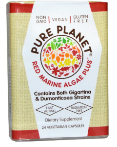 Pure Planet Red Marine Algae Plus, 24 Capsules