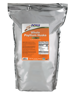 NOW Foods Psyllium Husks, Whole - 160 oz. (10 lbs.)