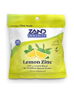 Zand Immunity Lemon Zinc Lozenges - Front view