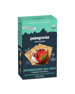 Patagonia Provisions Organic Sourdough Sea Salt Crackers - Front view