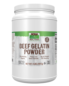 NOW Foods Beef Gelatin Powder - 4 lbs.