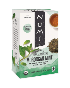 Numi Organic Herbal Teasan Moroccan Mint - Front view