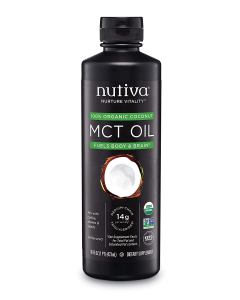 Nutiva Organic MCT Oil unflavored, 16 oz.