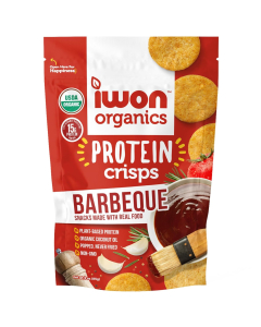 IWON Organics Plant-Based Protein Crisps, Barbeque, 3 oz.