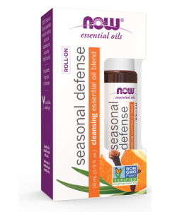 NOW Foods Seasonal Defense Essential Oil Blend Roll-On - 10 mL