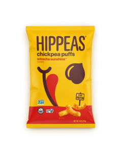 Hippeas Sriracha Sunshine Chickpea Puffs - Front view