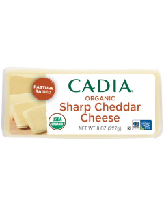 Cadia Sharp Cheddar Cheese - Front view