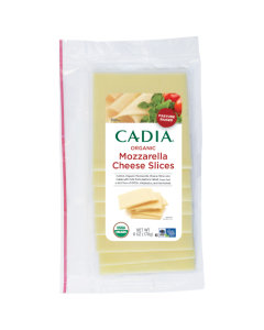 Cadia Mozzarella Cheese Slices - Front view