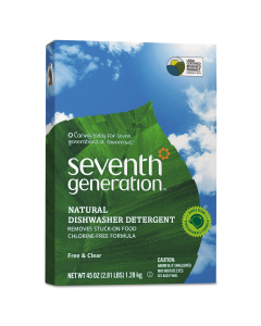 Seventh Generation Free & Clear Dishwasher Detergent Powder, 45 oz.