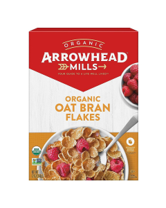 Arrowhead Mills Organic Oat Bran Flakes, 12 oz.