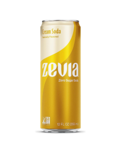 Zevia Cola Zero Calorie Cream Soda - Front view