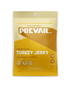 Prevail Original Turkey Jerky - Front view