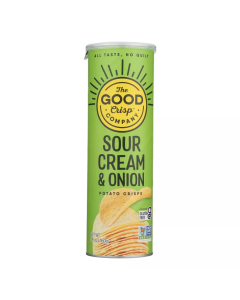 The Good Crisp Company Sour Cream and Onion Potato Crisps - Front view