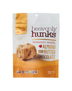 Heavenly Hunks Almond Butter Chocolate Cookies - Front view