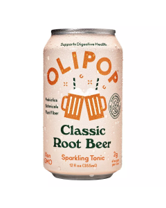 Olipop Classic Root Beer Sparkling - Front view