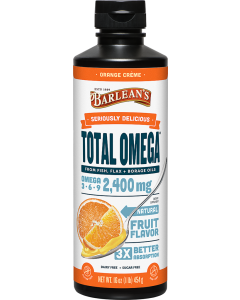 Barlean's Seriously Delicious™ Total Omega® Orange Crème, 16 oz. 